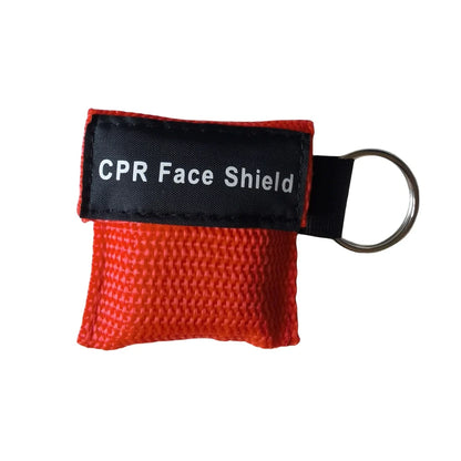 Compact CPR Face Shield Keychain | Portable Emergency Resuscitator Mask