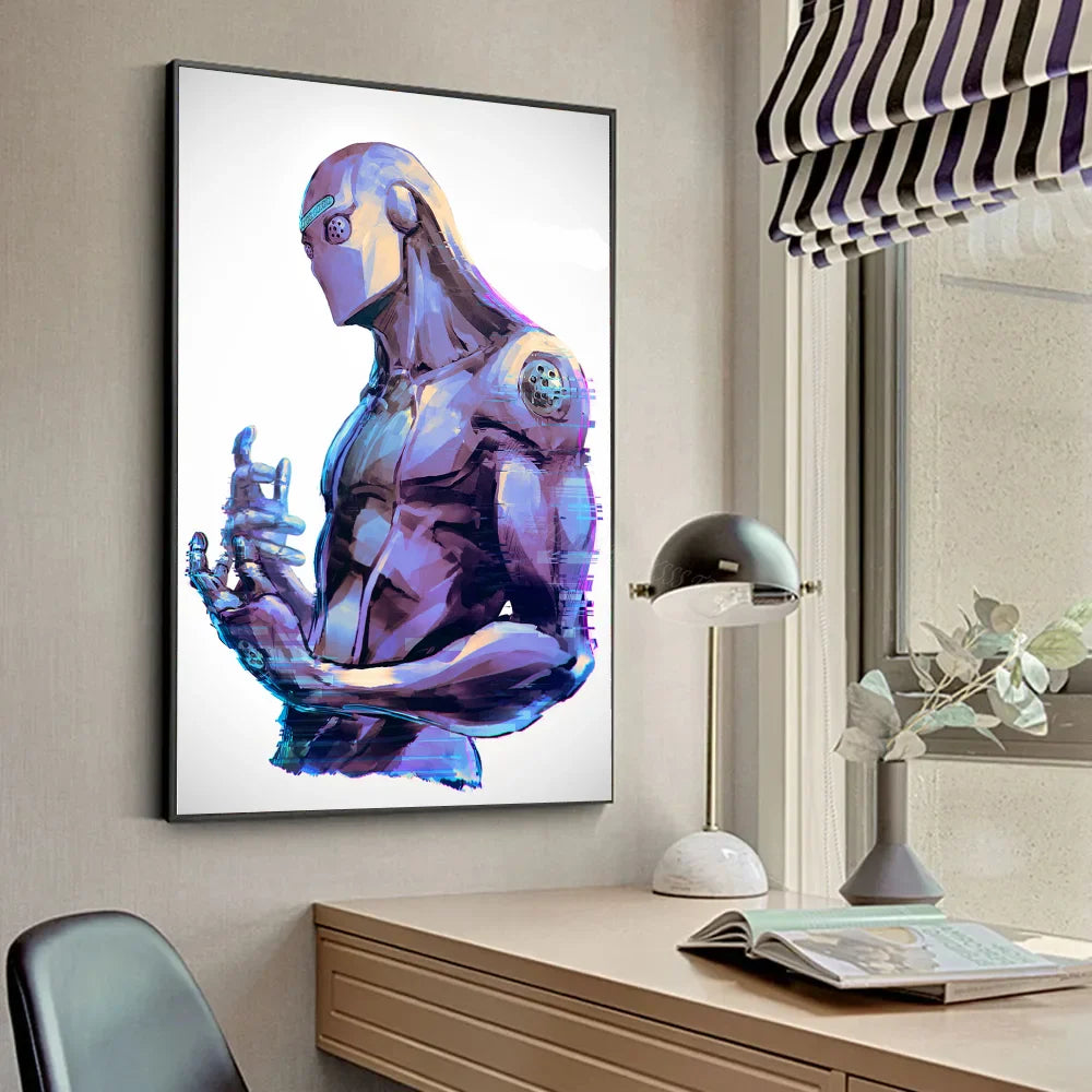J-JoJo Stand Poster Affiches HD Décoration Maison Chambre Bar Café Art Peinture Murale Image