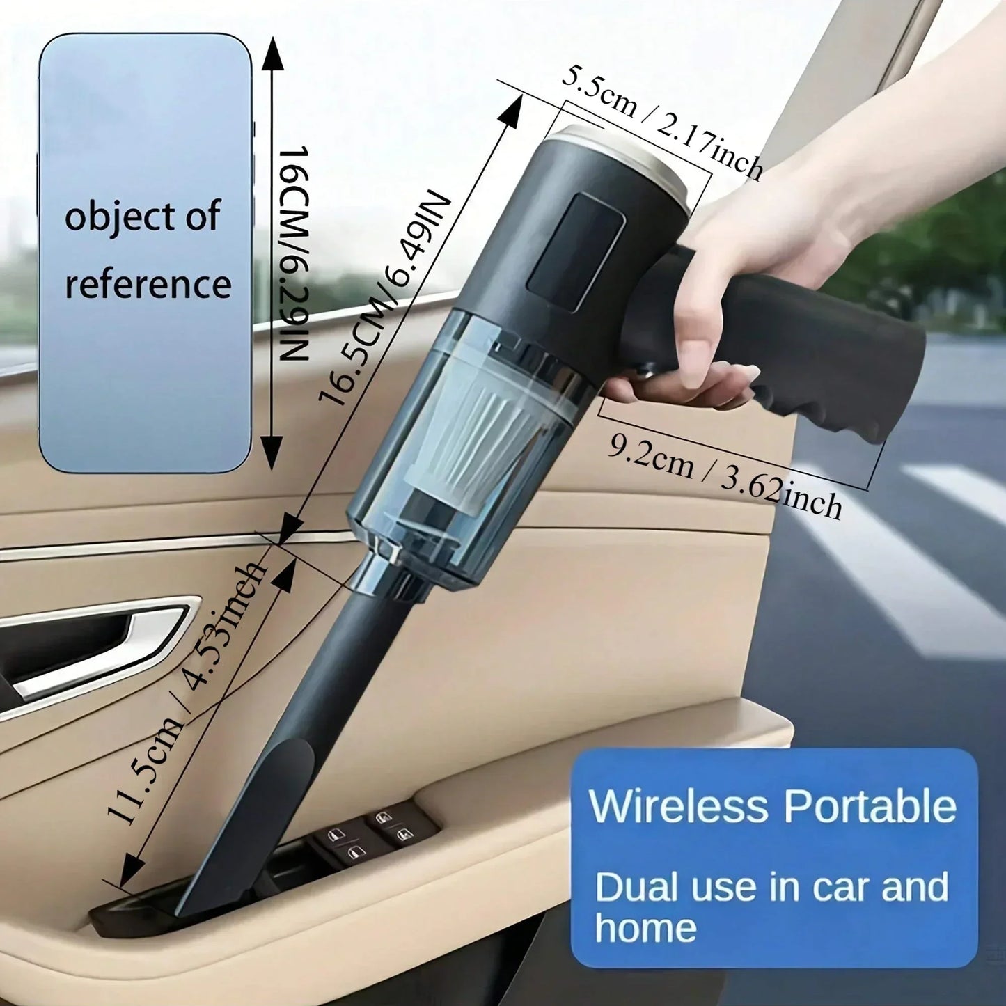 120W Cordless Vacuum Cleaner Powerful Wireless for Home Car Cleaning