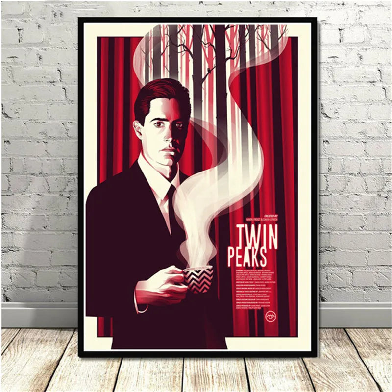 Série télévisée Twin Peaks Affiches d'anime de films classiques et impressions sur toile Peintures d'art murales pour la décoration intérieure du salon