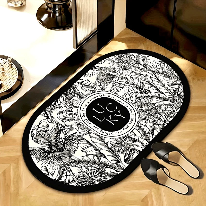 VIKAMA Tapis de bain de luxe haut de gamme absorbant antidérapant résistant à l'usure pour chambre à coucher, salon, maison