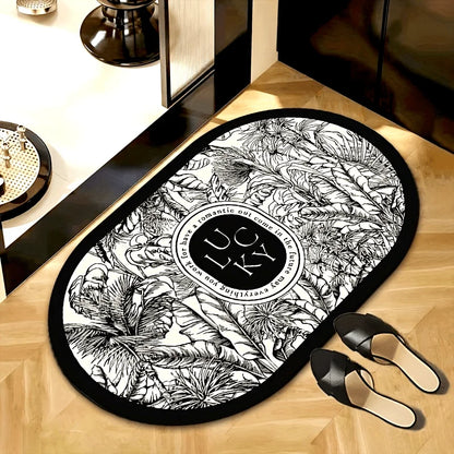VIKAMA Tapis de bain de luxe haut de gamme absorbant antidérapant résistant à l'usure pour chambre à coucher, salon, maison