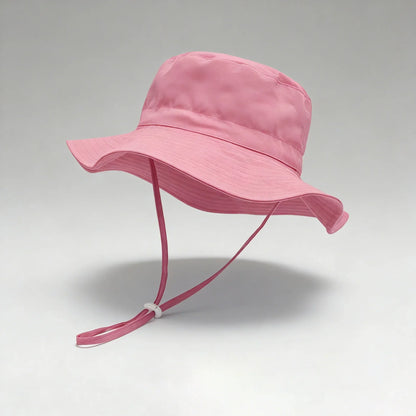 Solid Color Kids Fisherman Hat | Unisex Summer Sun Protection Hat