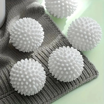 4/8/12Pcs Reusable Laundry Balls Gentle Cleaning Removes Dirt Hair Softens Clothes Prevents Tangling Durable PVC Mixed Colors