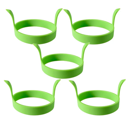 Silicone Egg and Pancake Ring Mold | Nonstick Round Cooking Tool