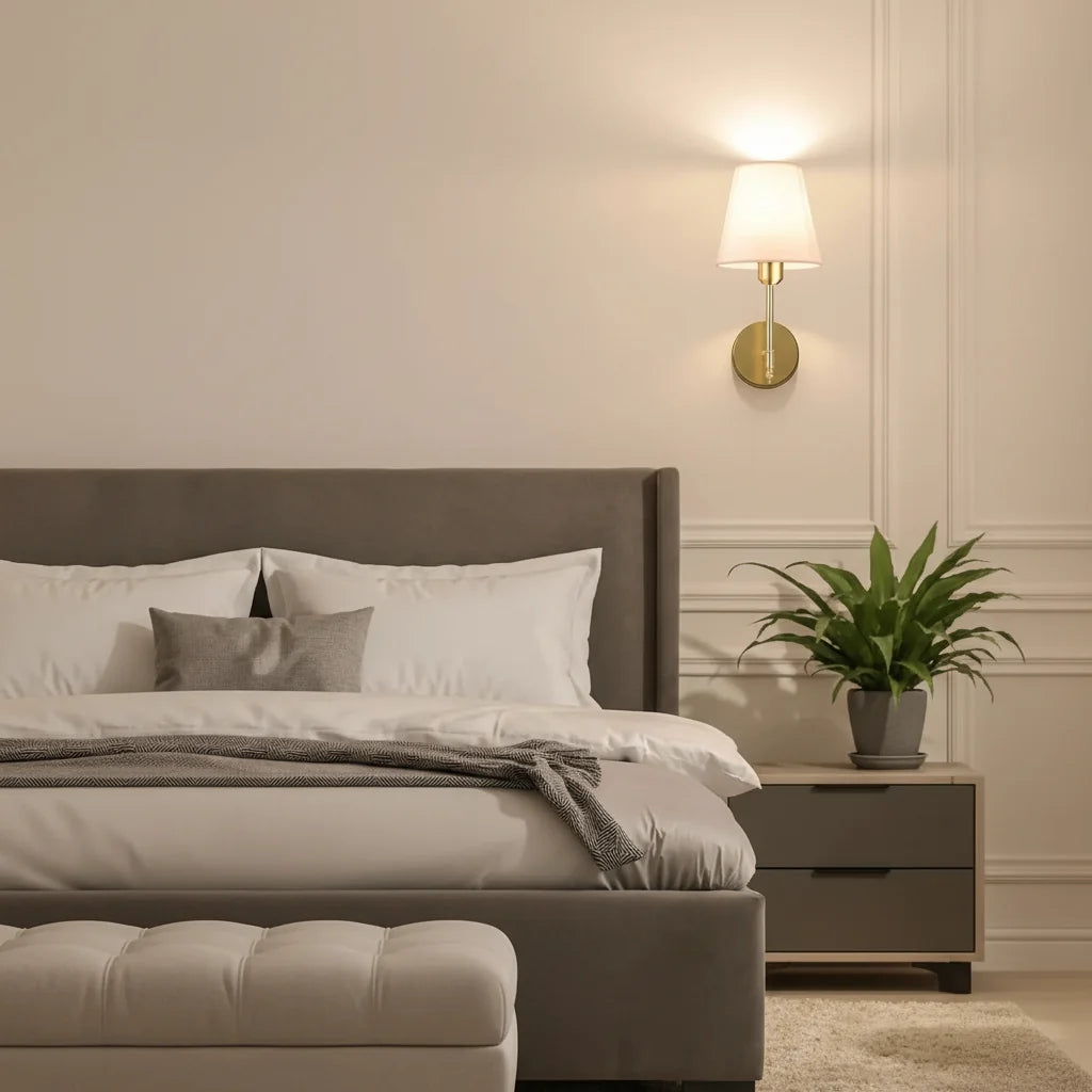 Wireless Wall Lamp – Rechargeable RGB Battery Light with Remote for Bedroom Decor