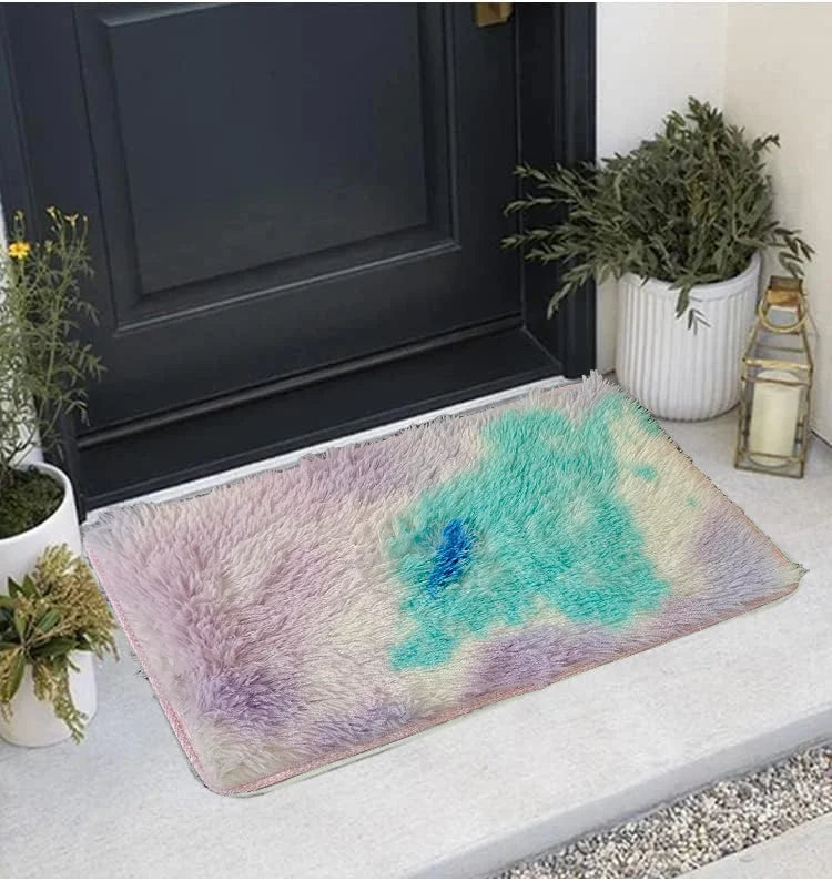 VIKAMA 40*60 Paillasson Tapis de bienvenue Tapis doux pour salon Tapis de chambre Tapis de sol doux et chaud pour l'hiver Tapis de chambre Décoration de la maison