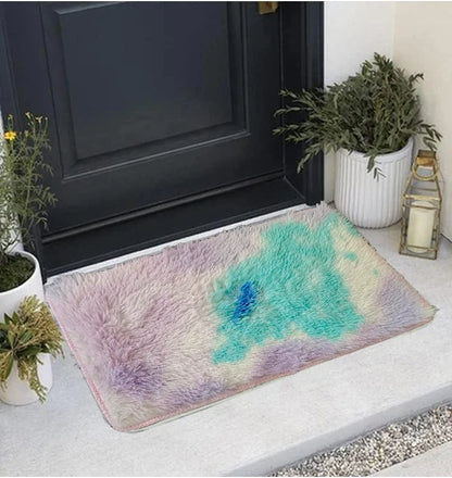 VIKAMA 40*60 Paillasson Tapis de bienvenue Tapis doux pour salon Tapis de chambre Tapis de sol doux et chaud pour l'hiver Tapis de chambre Décoration de la maison