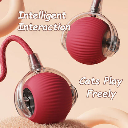Smart Interactive Cat Ball | Automatic Rolling Toy with Motion Sensors