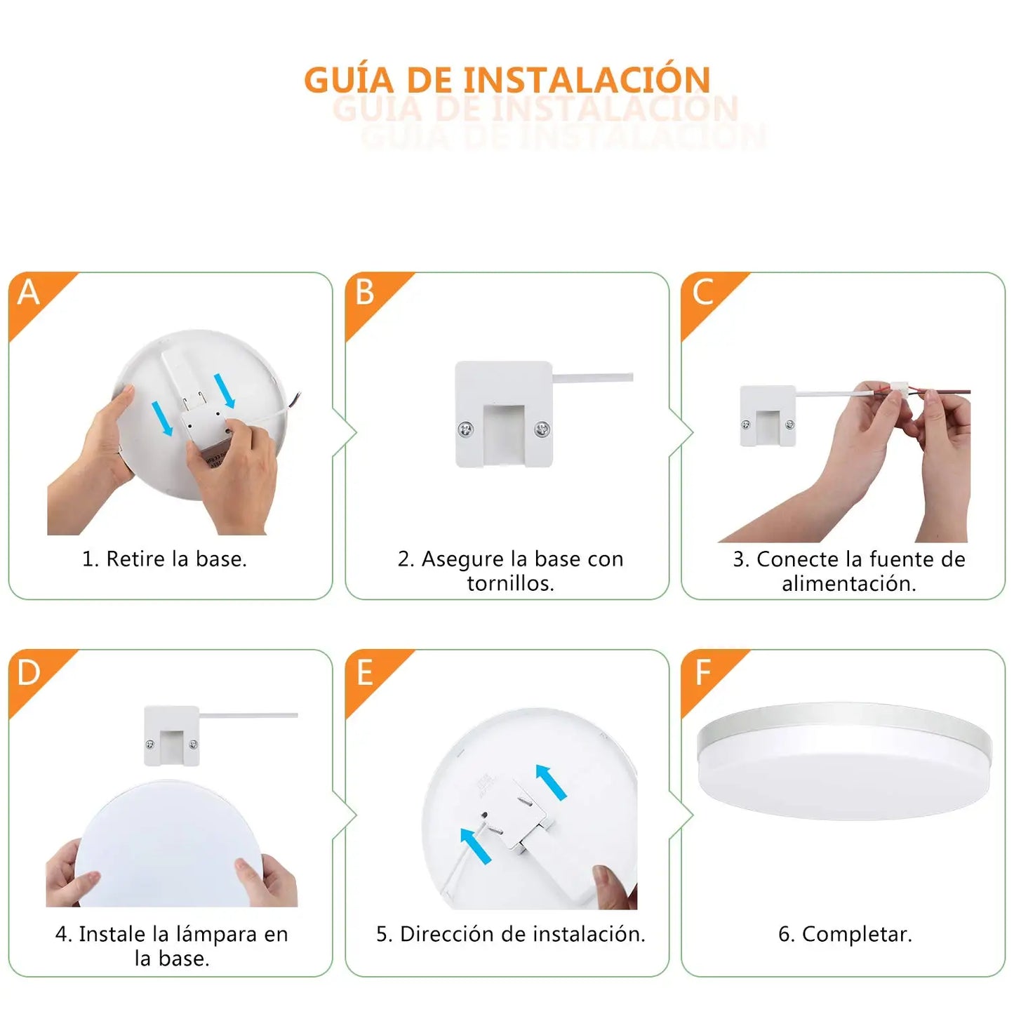 Ultra-Thin Round LED Ceiling Light 6500K Waterproof Flush Mount Modern Lamp