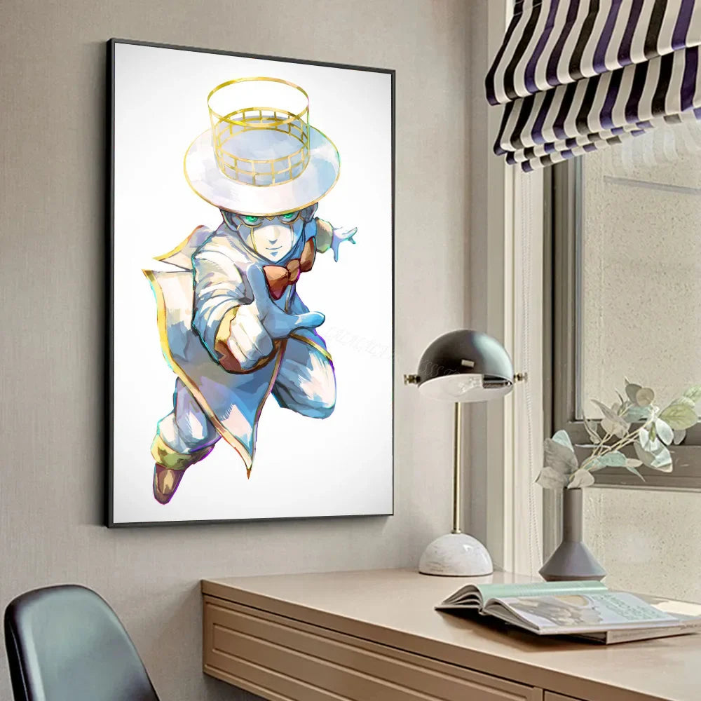 J-JoJo Stand Poster Affiches HD Décoration Maison Chambre Bar Café Art Peinture Murale Image