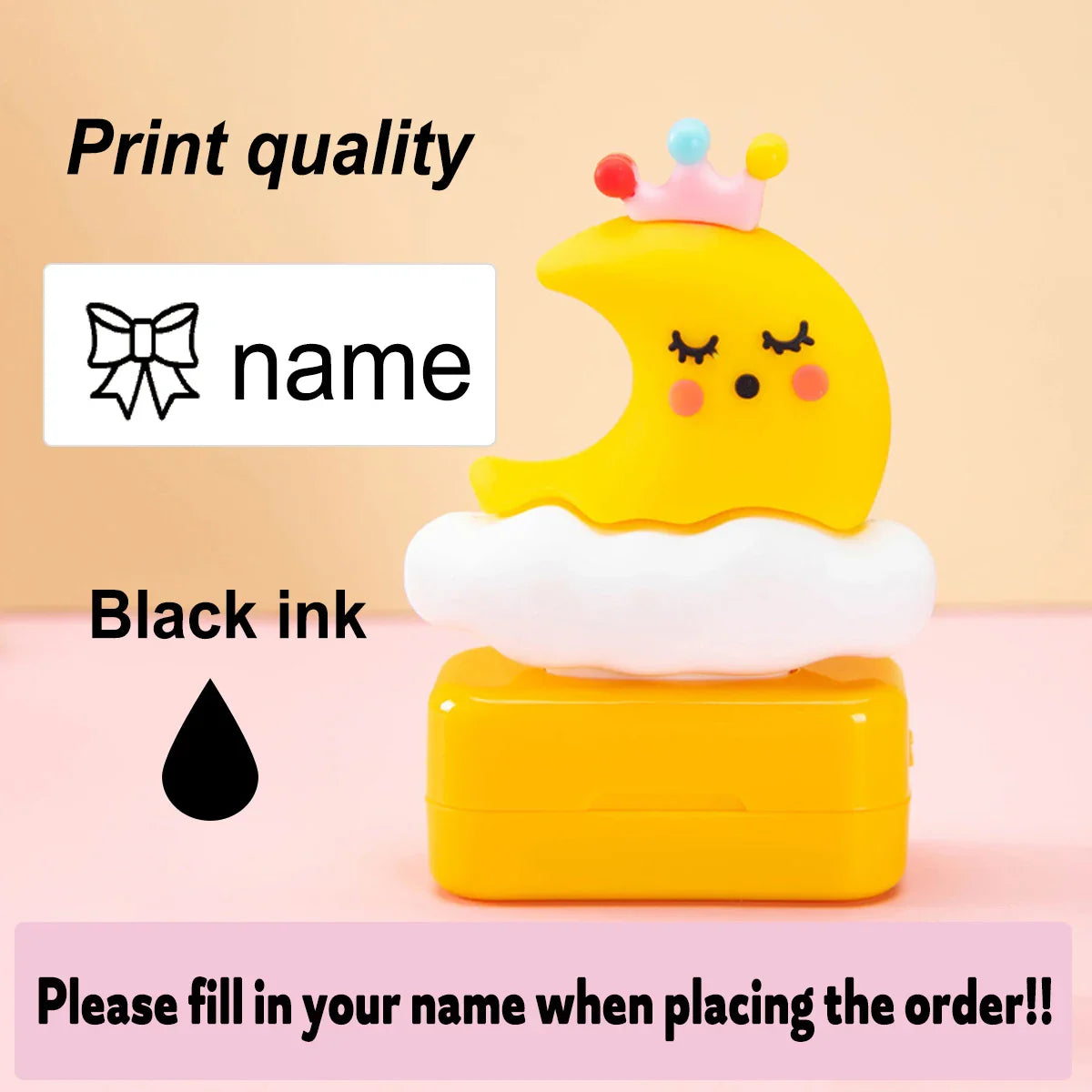 Custom Creative Cartoon Name Stamps | Personalized Seals for School Uniforms and Signatures
