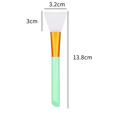Silicone Facial Mask Brush Set | Mild and Soft Applicator for All Skin Types