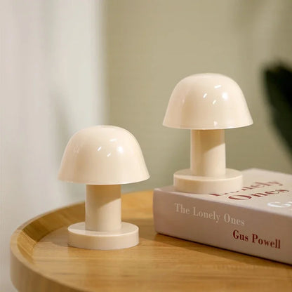 Mini Mushroom LED Night Light Battery Powered Portable Desk Lamp Home Decor