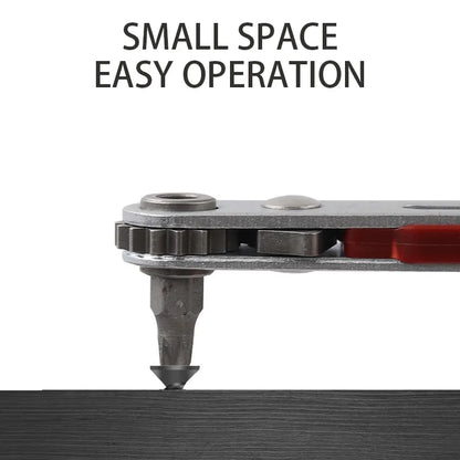 Mini Ratchet Wrench Set with Hex and Torx Bits | 1/4 Square Drive Socket Tool