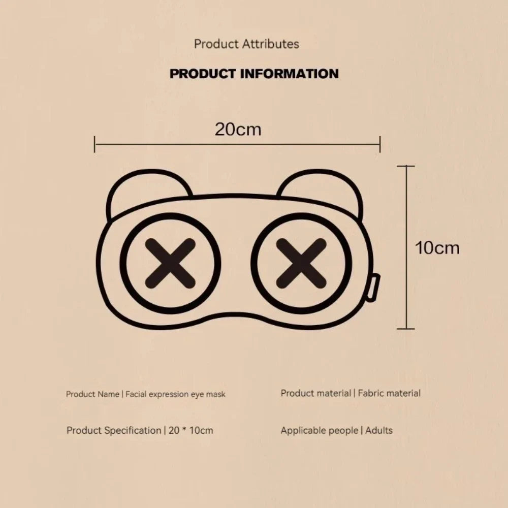 Cute Sleep Eye Mask for Kids and Students | Comfortable Light Blocking Sleep Aid