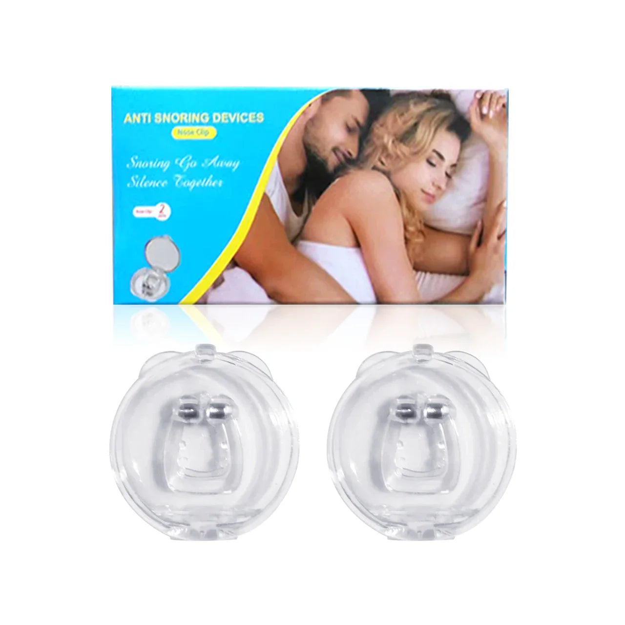 Anti Snore Nose Clip | Magnetic Sleep Aid for Quiet Nights