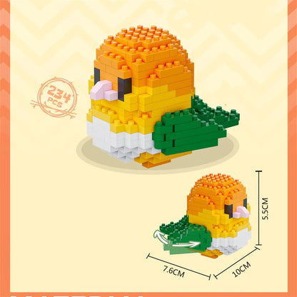 Cute Bird Building Blocks Set | Creative Educational Toy for Teens and Adults