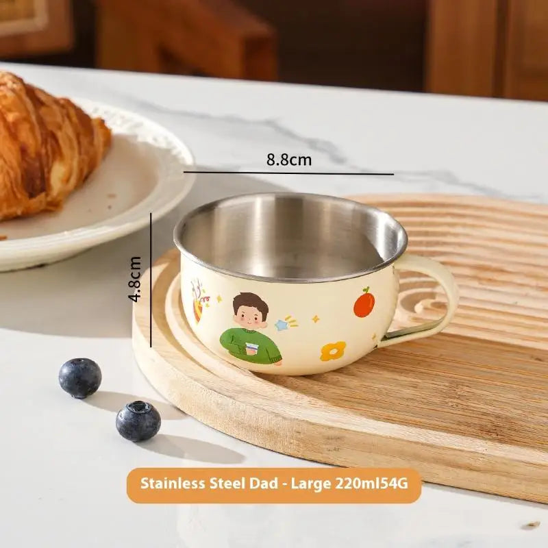 Kids Stainless Steel Cup | Anti-Scalding Mini Mug for Toddlers