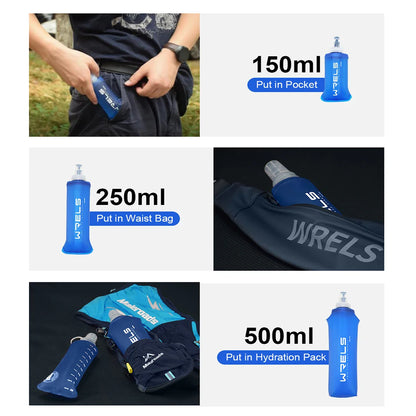 Folding Soft Flask for Running & Hiking