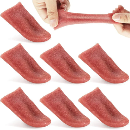 Halloween Fake Tongue Realistic Prop | Stretchable Horror Party Accessory
