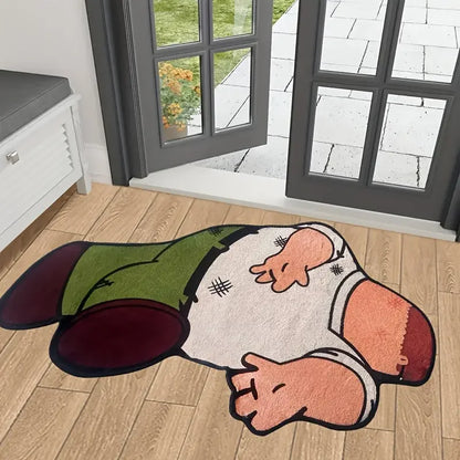 VIKAMA Anime Character Rug Soft Non-Slip Bedroom & Study Entrance Mat Essential Rug For Anime Enthusiasts Home Decor