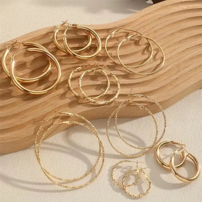 8 Pairs Dangle Earrings Set | Versatile Fashion Earrings for Women