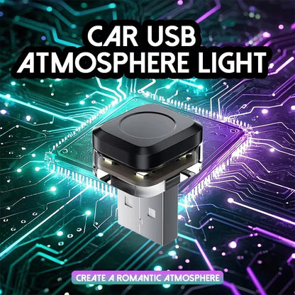Mini Car USB LED Light | Portable Plug Play Ambient Mood Lamp