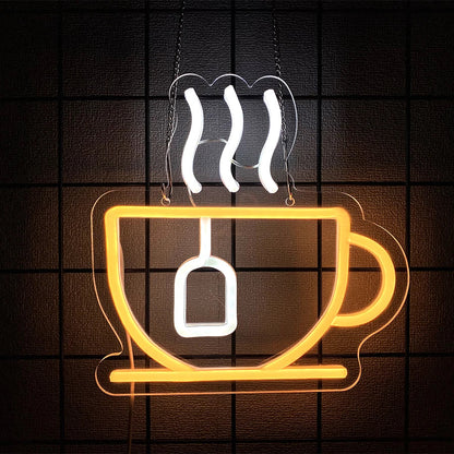 Coffee Led Neon Sign, Coffee Super Bright Sign, Usb Connection Powered, Suitable For Coffee Shop Front Desk Business Art Decor.