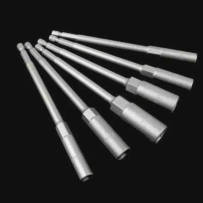 Electric Drill Socket Adapter Set 150mm | 8-14mm Hex Shank Nut Driver Bit for Impact Drills