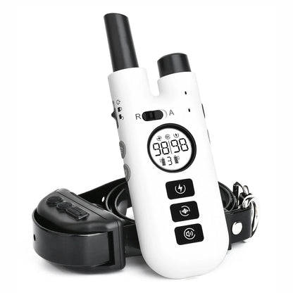 Dog Training Collar 800M Remote Waterproof Rechargeable No Bark Control Collar 2in1