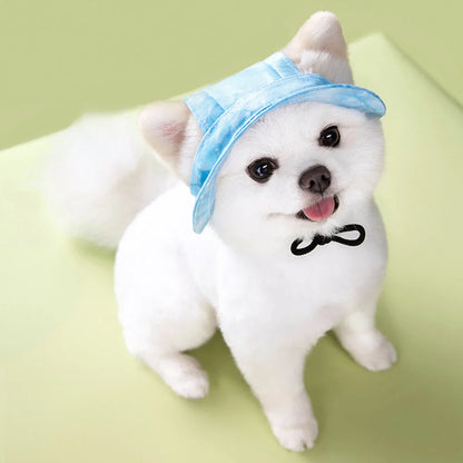 Breathable Pet Sun Hat | Cooling Shade for Small Dogs and Cats
