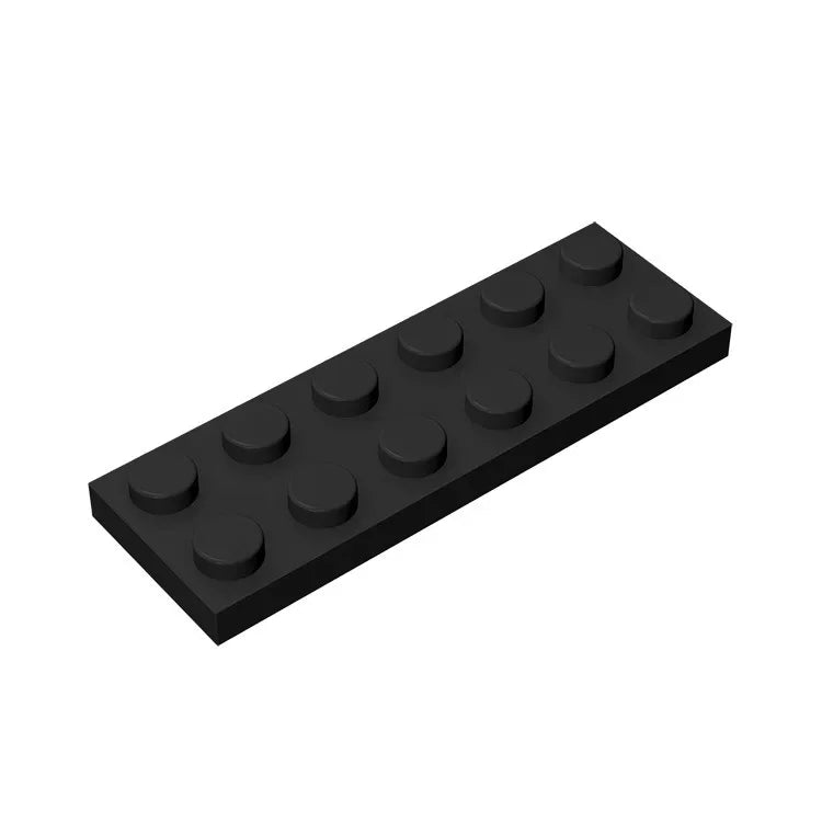 Plate 2 x 6 Building Block | Compatible Building Brick for DIY Creations