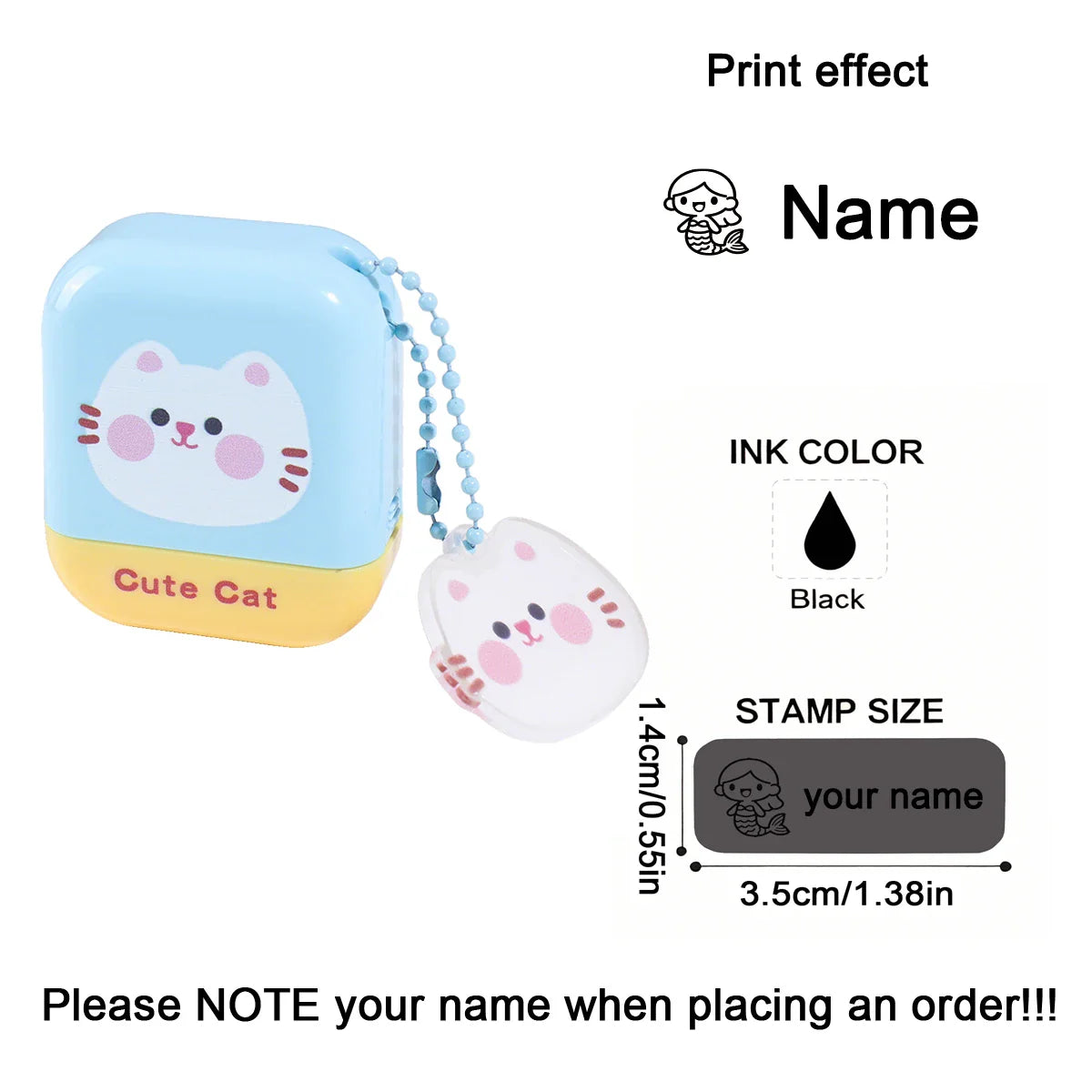 Custom Name Stamp for Clothes and School Uniforms | Personalized Belongings Marker