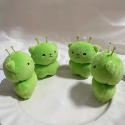 Alien Cat Plush Toy Keychain | Creative Ugly Cute Backpack Pendant