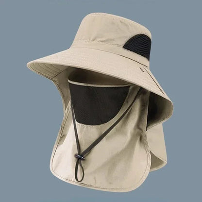 All-Season Outdoor Sun Hat | UV Protection Fishing Cap with Neck Flap