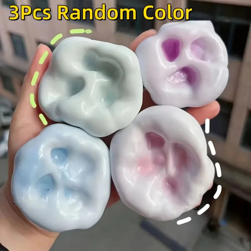 1Pc Squishy Fluid Ice Skin Jelly Ball Squishy