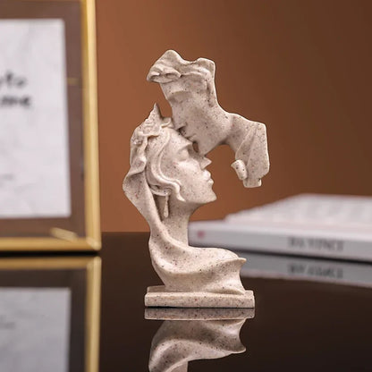 Our resin couple figurines are made of one-piece molding technology, the surface is neat and smooth, not easy to oxidize and fad