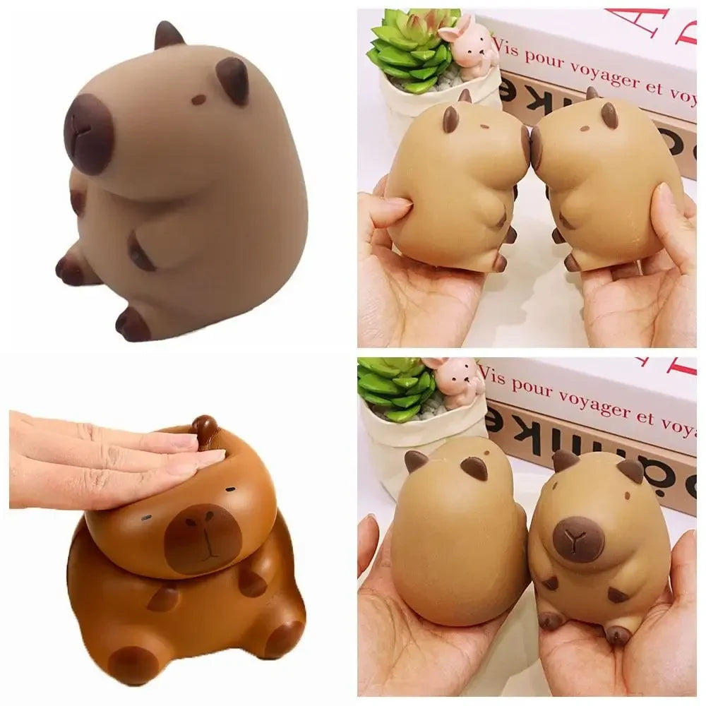 Kawaii Capybara Squeeze Toy – Slow Rebound Stress Relief