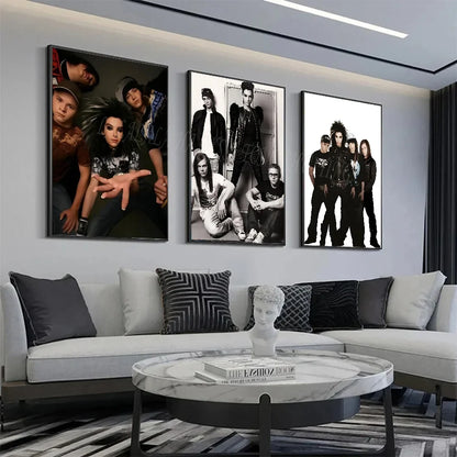 T-Tokio Hotel Poster Affiches HD Décoration Maison Chambre Bar Café Art Peinture Murale Photo