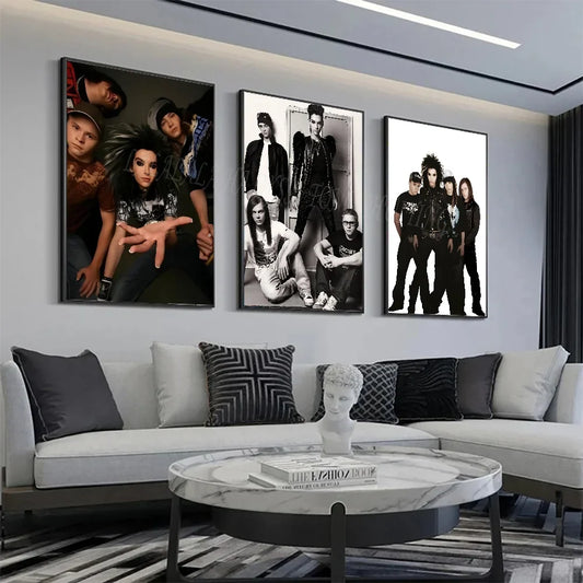T-Tokio Hotel Poster Affiches HD Décoration Maison Chambre Bar Café Art Peinture Murale Photo