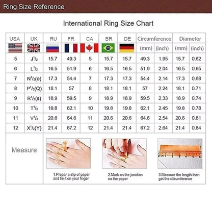 925 Sterling Silver Blue Green Heart Ring | Women's Wedding Band with Zircon