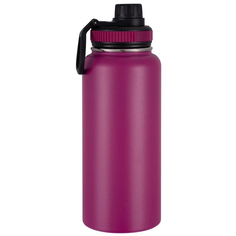 Large Sports Double Wall Stainless Steel Water Bottle | Insulated Thermos Vacuum Flask