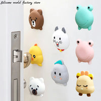 Mute Door Stopper Wall Protector Sticker | Silent Shock Absorber Pad