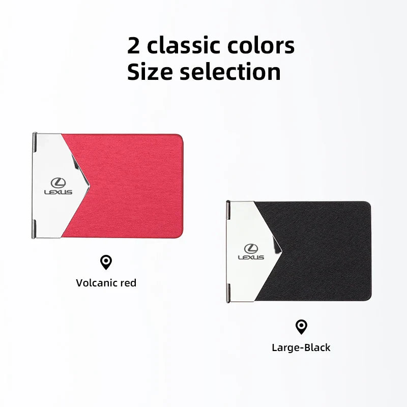 Thin Aluminum Credit Card Holder for Lexus | Laser Engraved ID Case