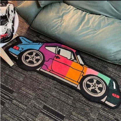 Alfombra de coche con forma japonesa de moda VIKAMA, alfombra para dormitorio, sala de estar, cojín decorativo junto a la cama para habitación de niños
