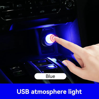 Car USB Atmosphere Light | LED Interior Touch Ambient Decoration