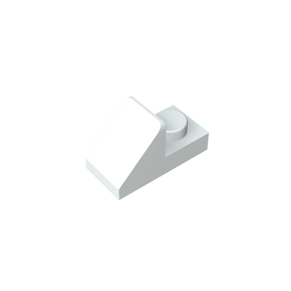 Gobricks GDS-832 Slope 45 2x1 with 2/3 Cutout | Compatible Building Block for DIY