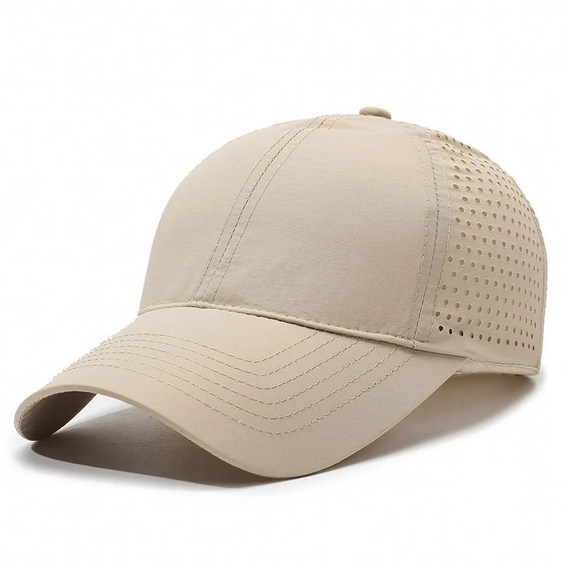 Summer Lightweight Breathable Baseball Cap | Quick-Dry Adjustable Unisex Hat for Hiking and Sun Protection