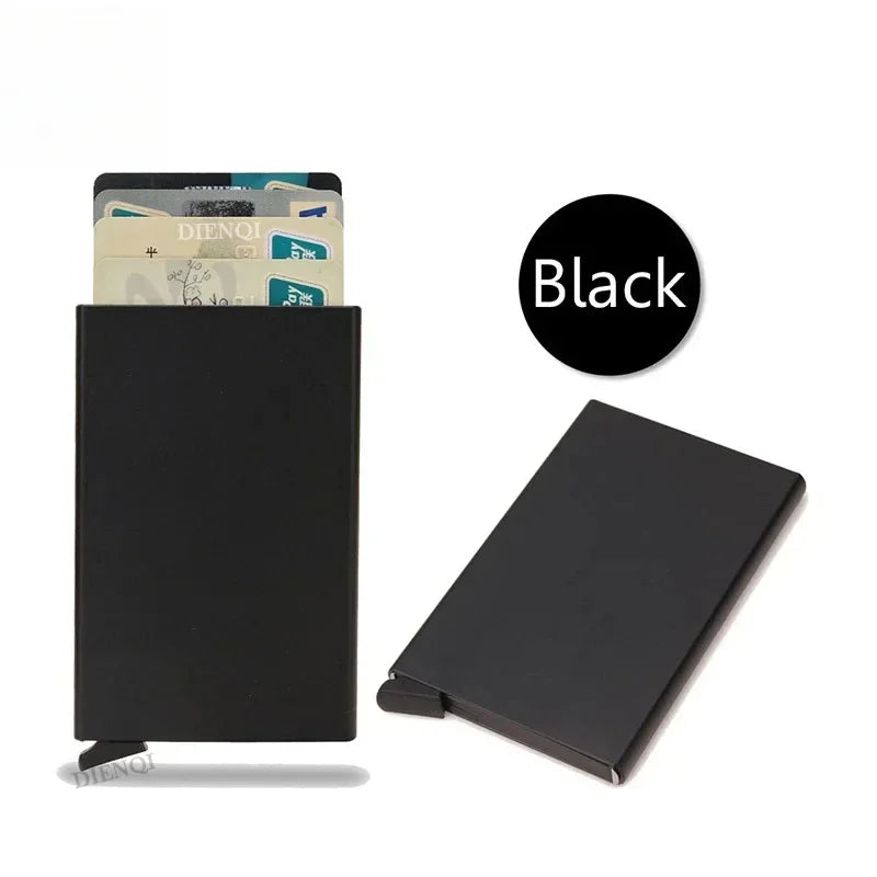 Slim Metal RFID Wallet | Minimalist Card Holder for Men and Women